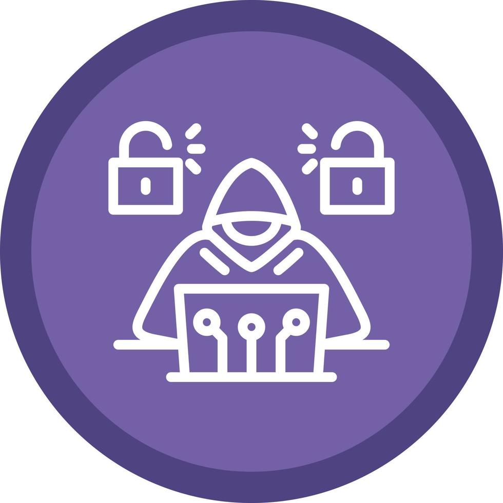 Cyber Attack Vector Icon Design