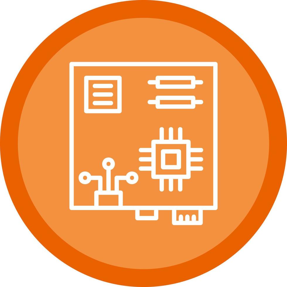 Motherboard Vector Icon Design