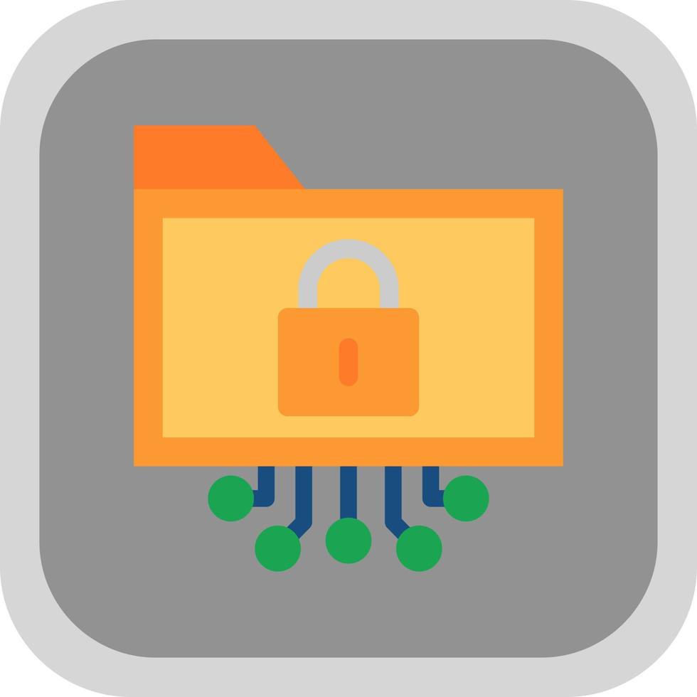 Data Encryption Vector Icon Design