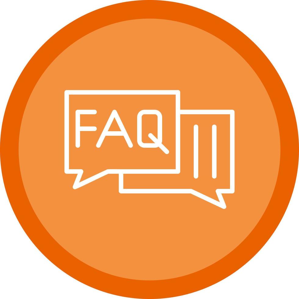 Faq Vector Icon Design