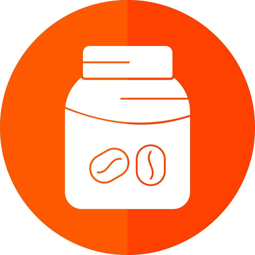 Coffee Jar Vector Icon Design