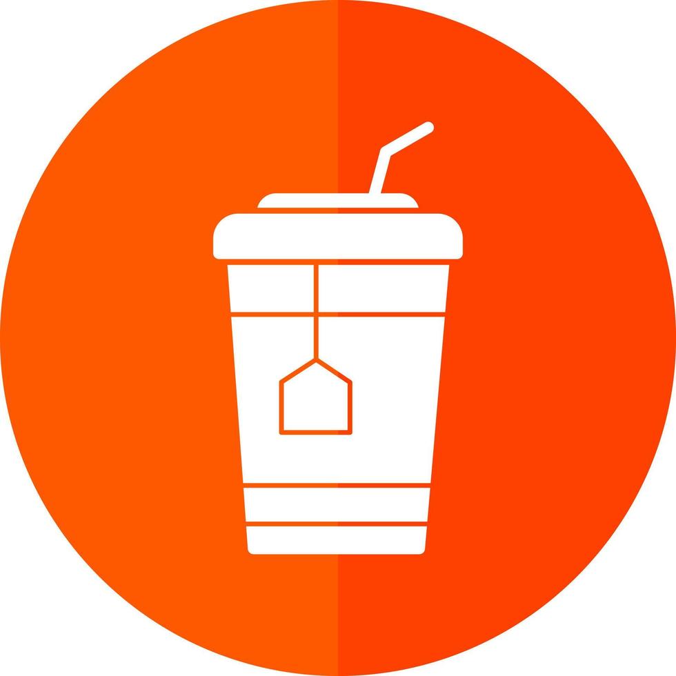 Ice Tea Vector Icon Design