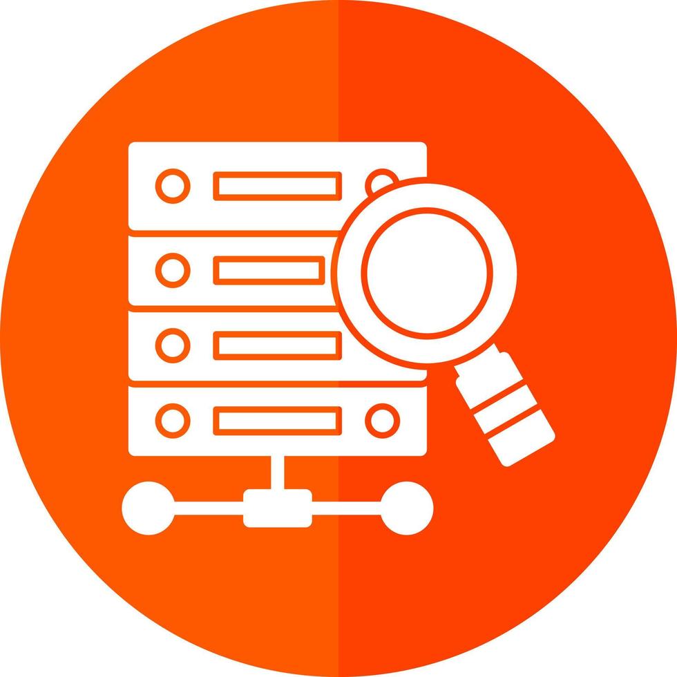 Data Query Vector Icon Design