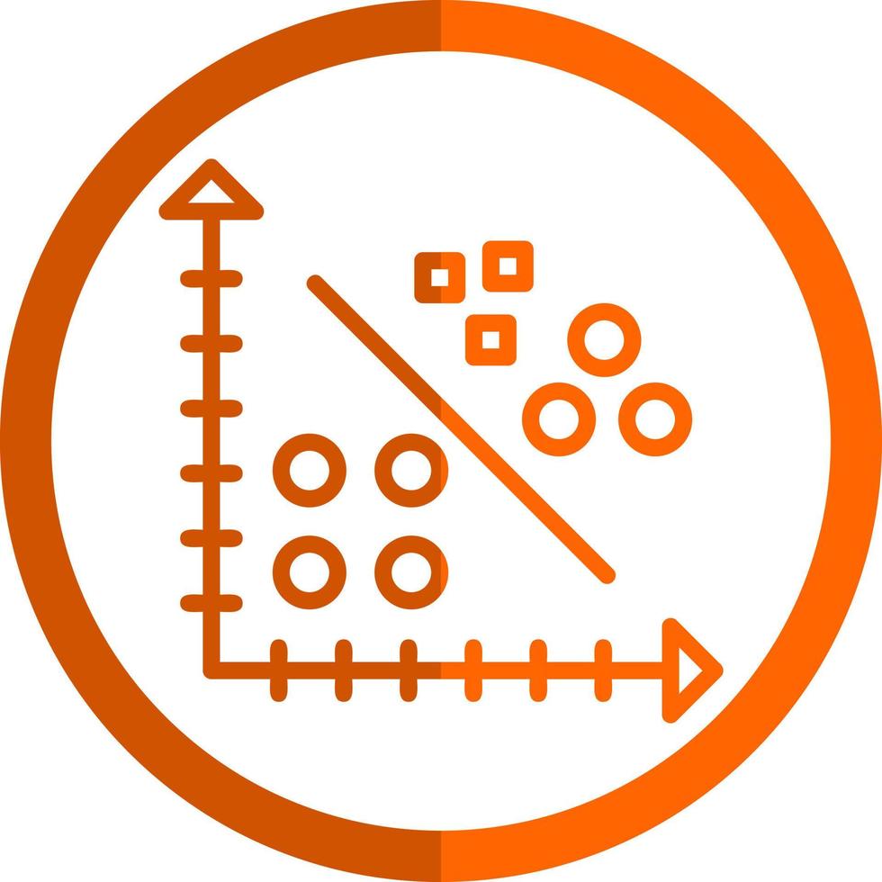 Cluster Analysis Vector Icon Design