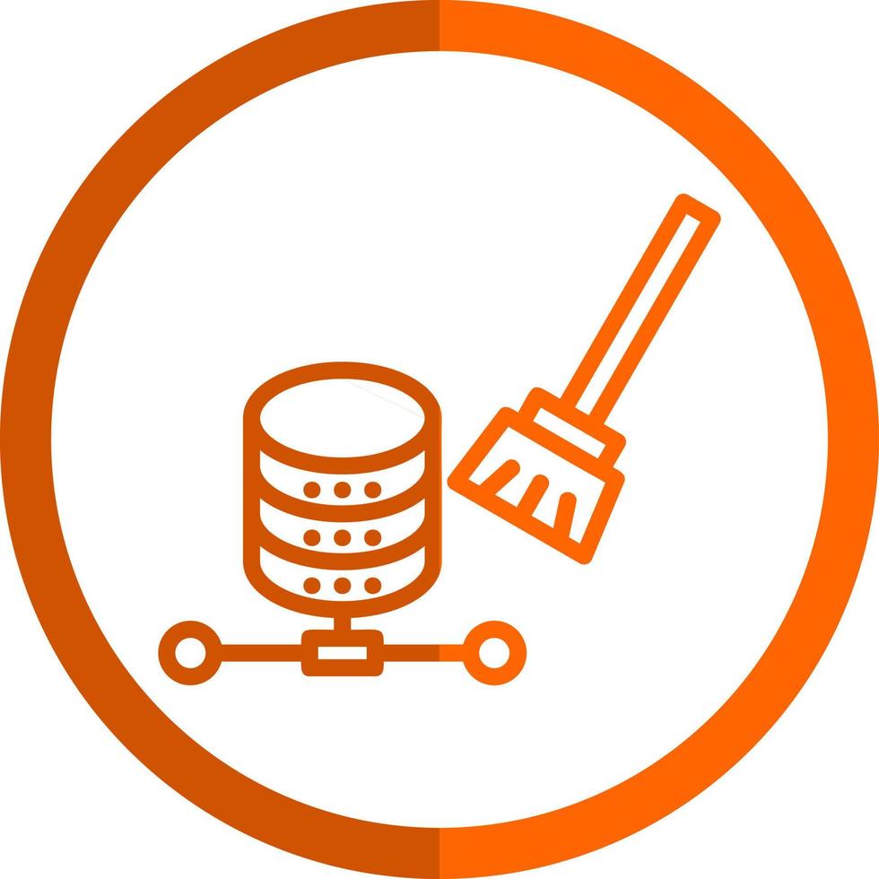 Data Cleansing Vector Icon Design