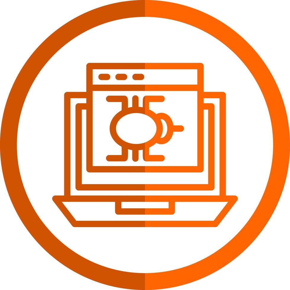 Website Hacked Vector Icon Design