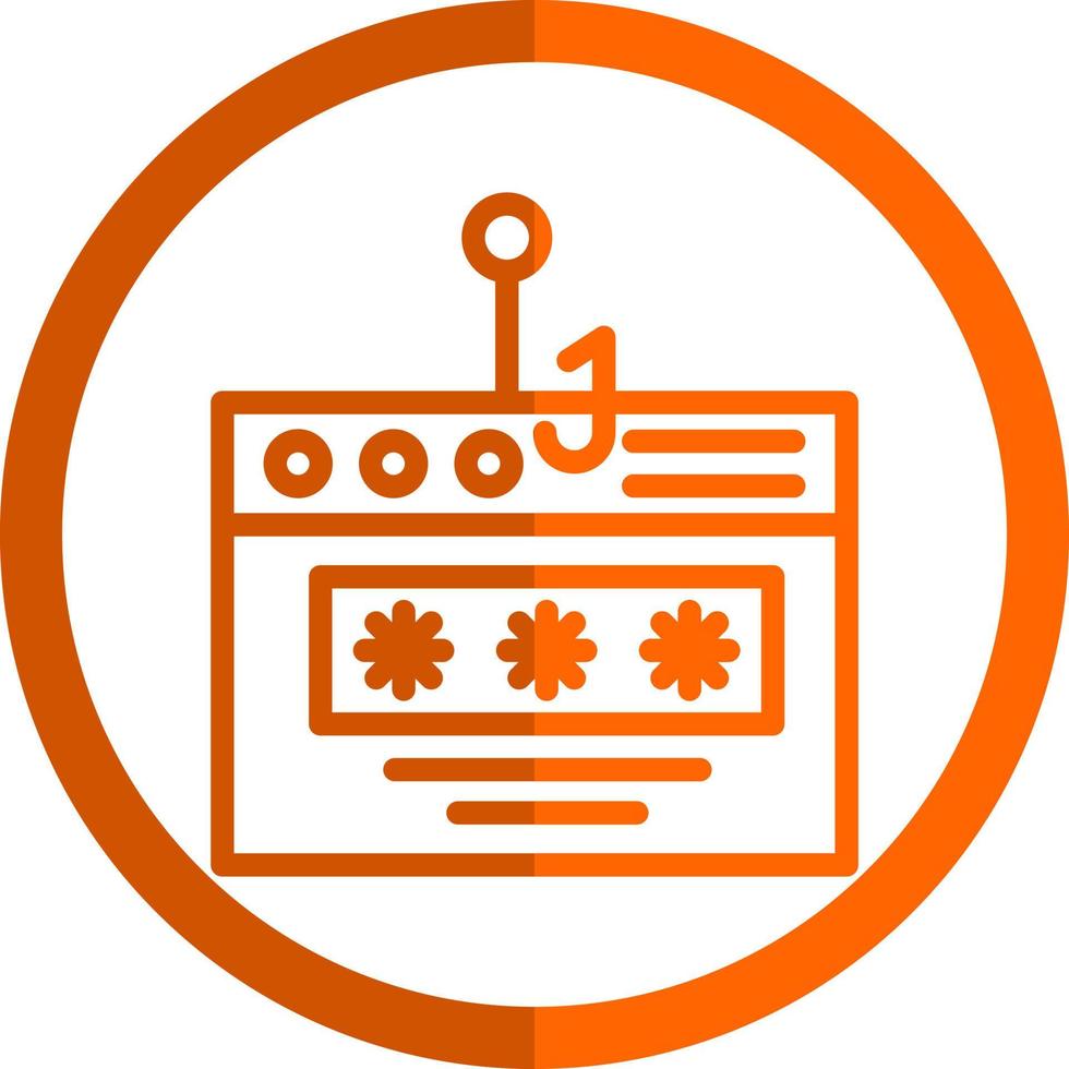 Password Phishing Vector Icon Design