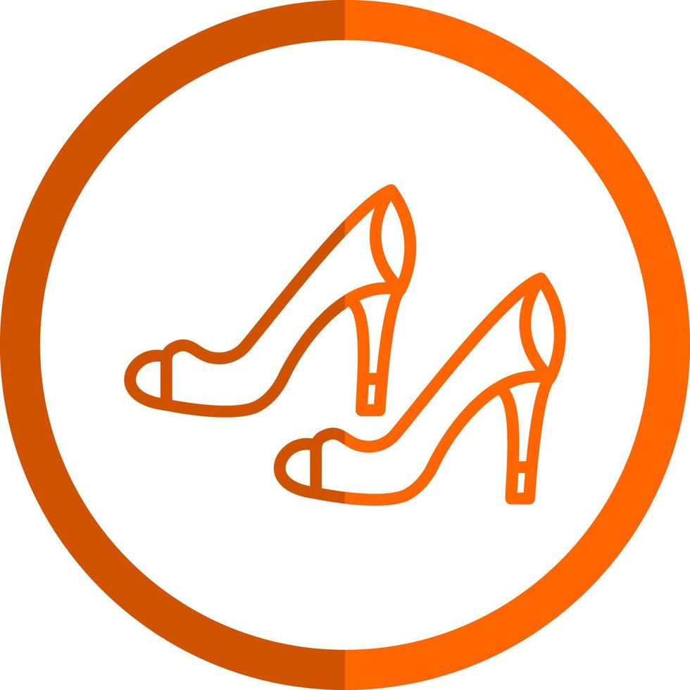 High Heels Vector Icon Design