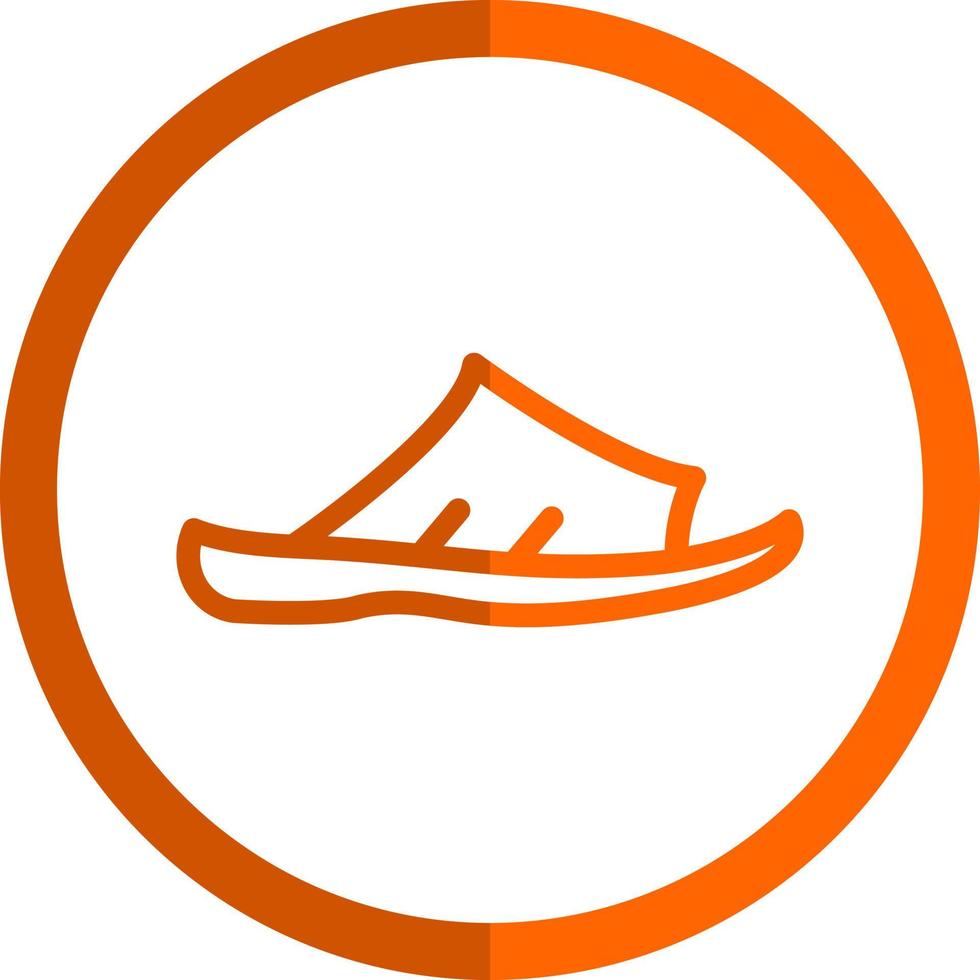 Sandal Vector Icon Design