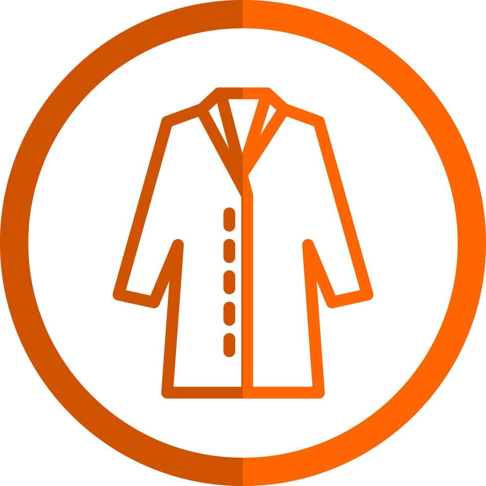 Lab Coat Vector Icon Design