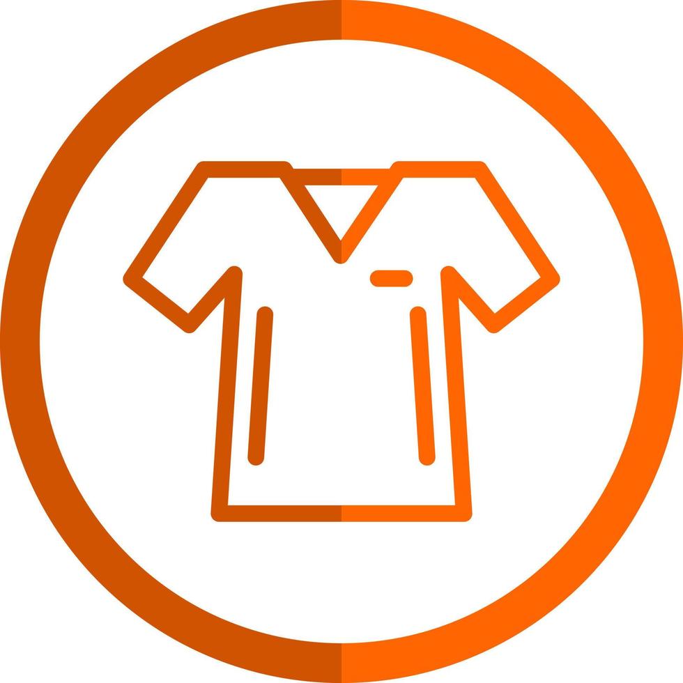 V Neck Shirt Vector Icon Design