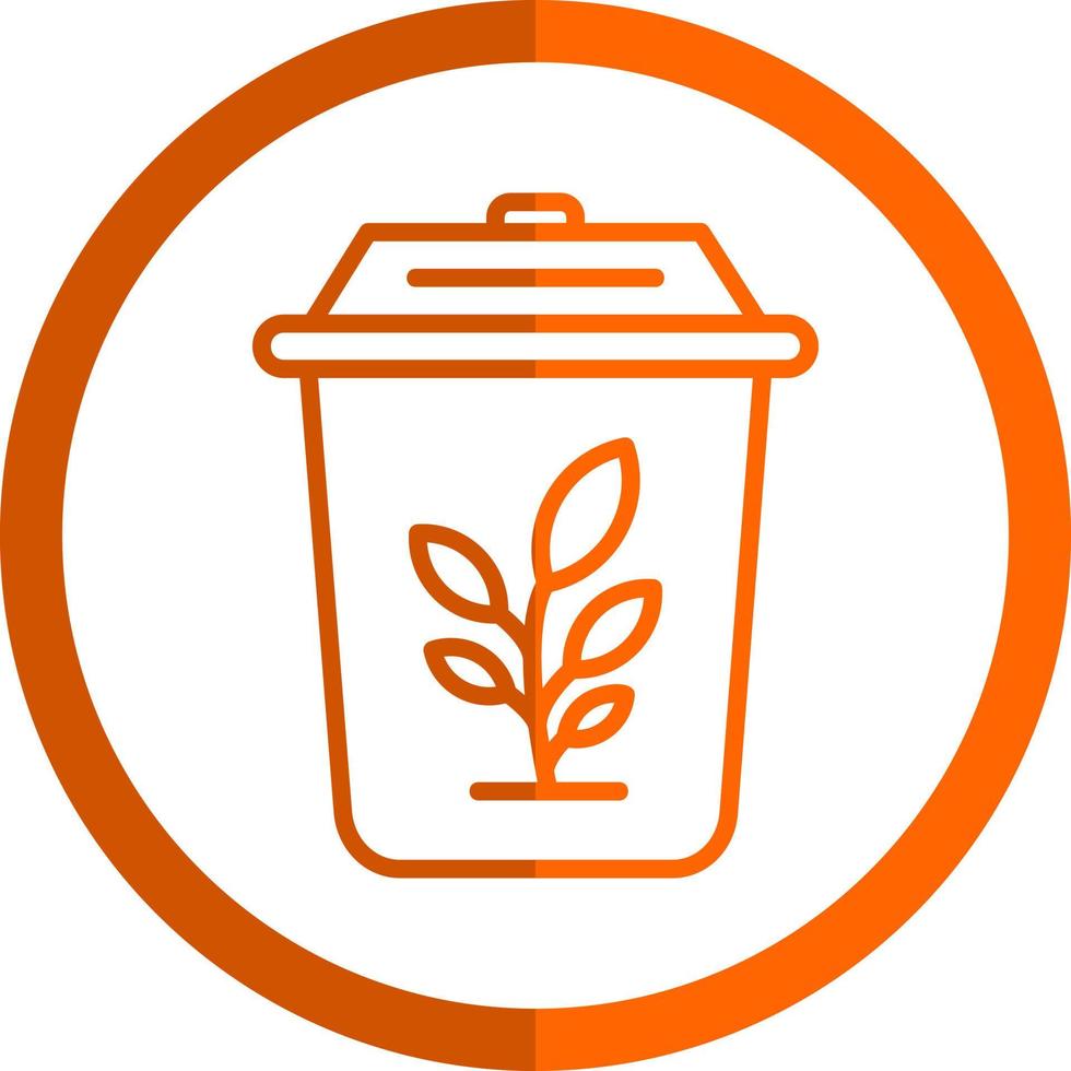 Plant Trash Vector Icon Design