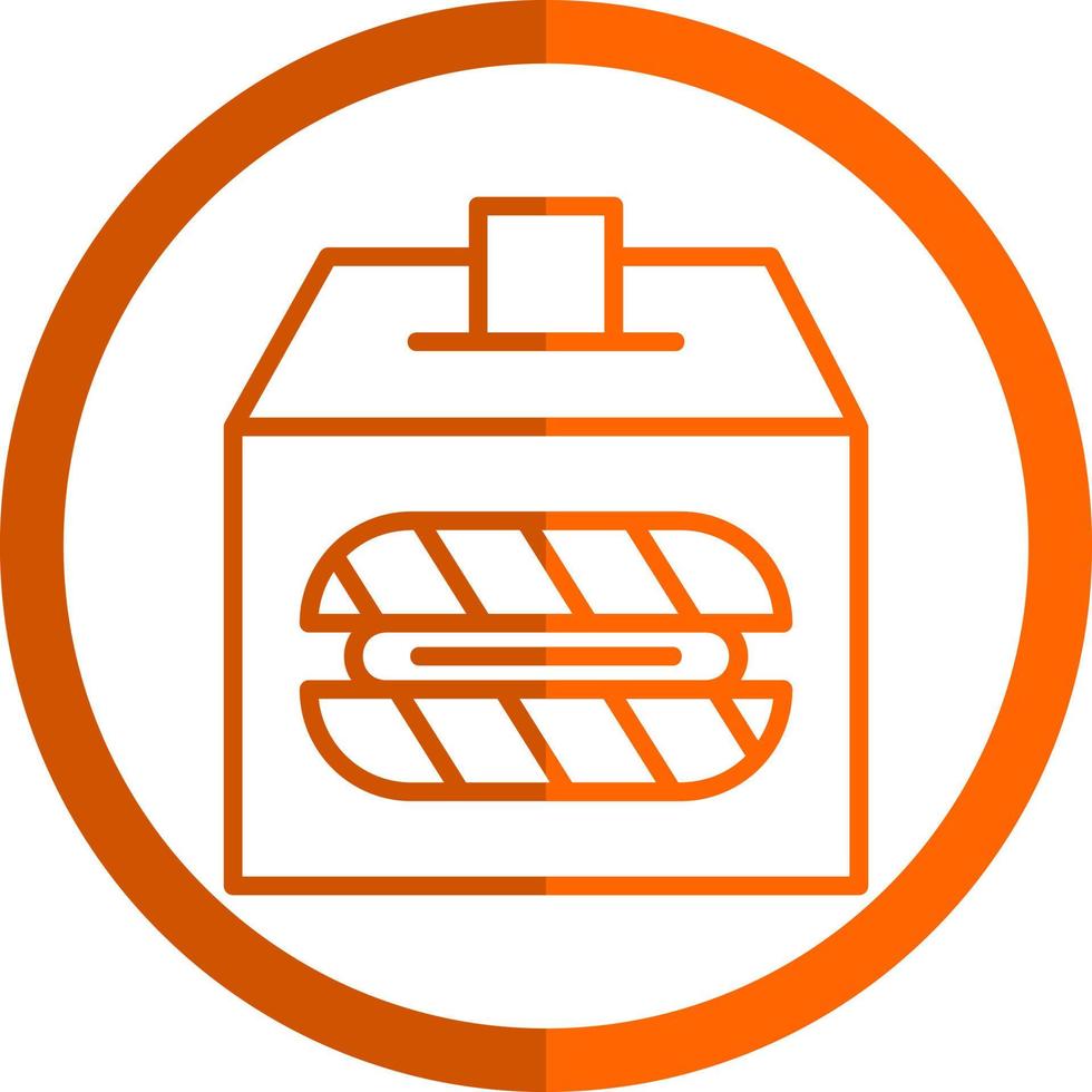 Bread Donation Vector Icon Design