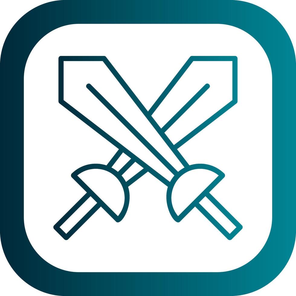 Swords Vector Icon Design