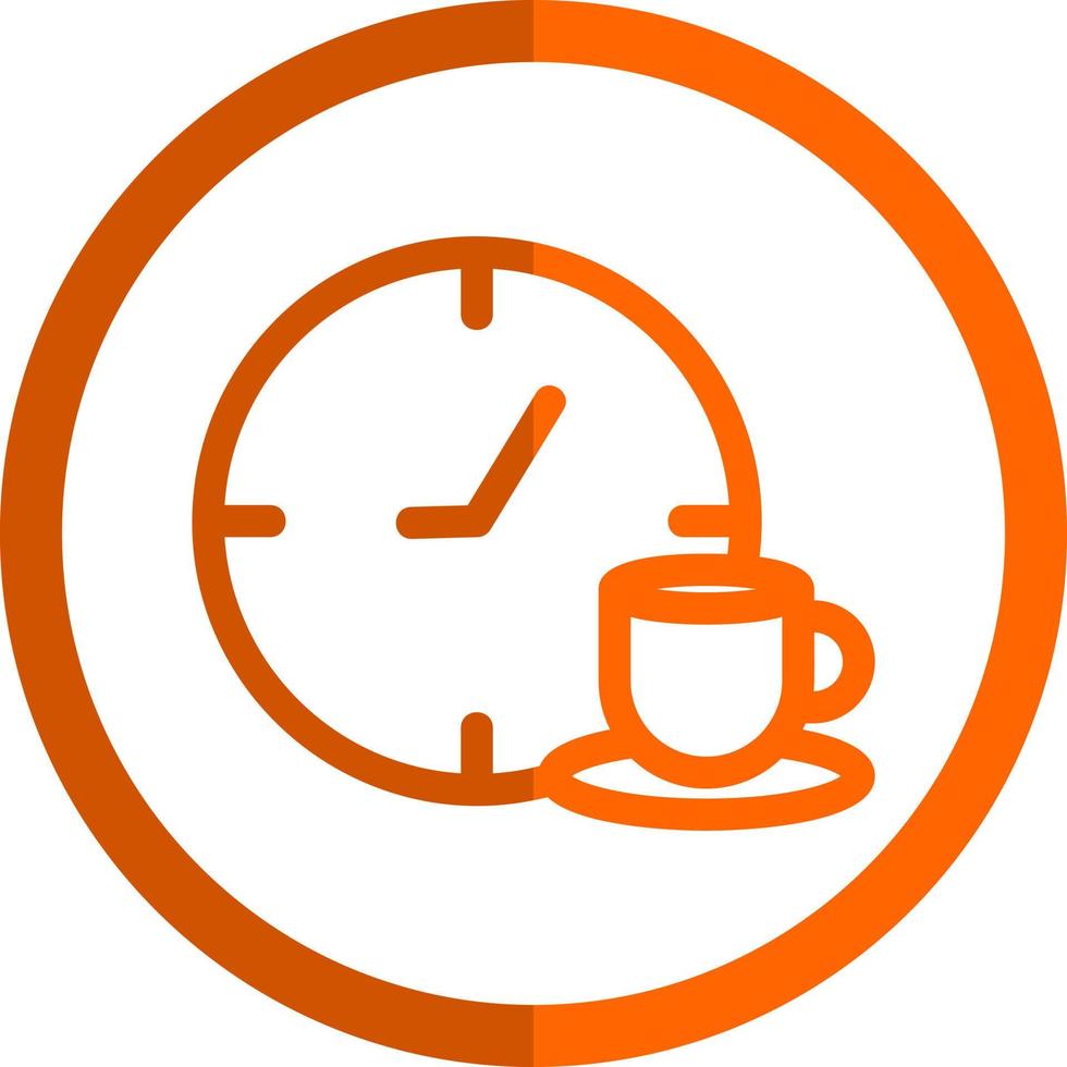 Coffee Break Vector Icon Design