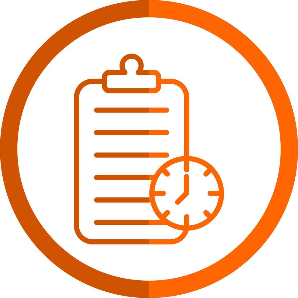 Project Deadline Vector Icon Design