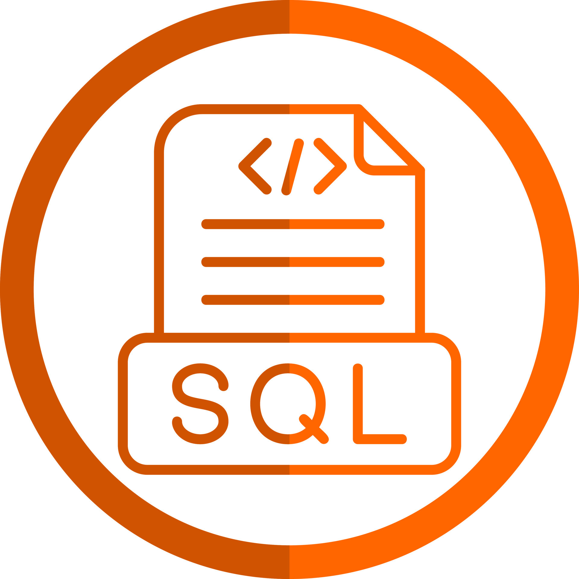 Sql File Vector Icon Design 21356099 Vector Art at Vecteezy