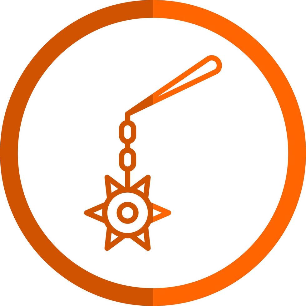 Mace Vector Icon Design