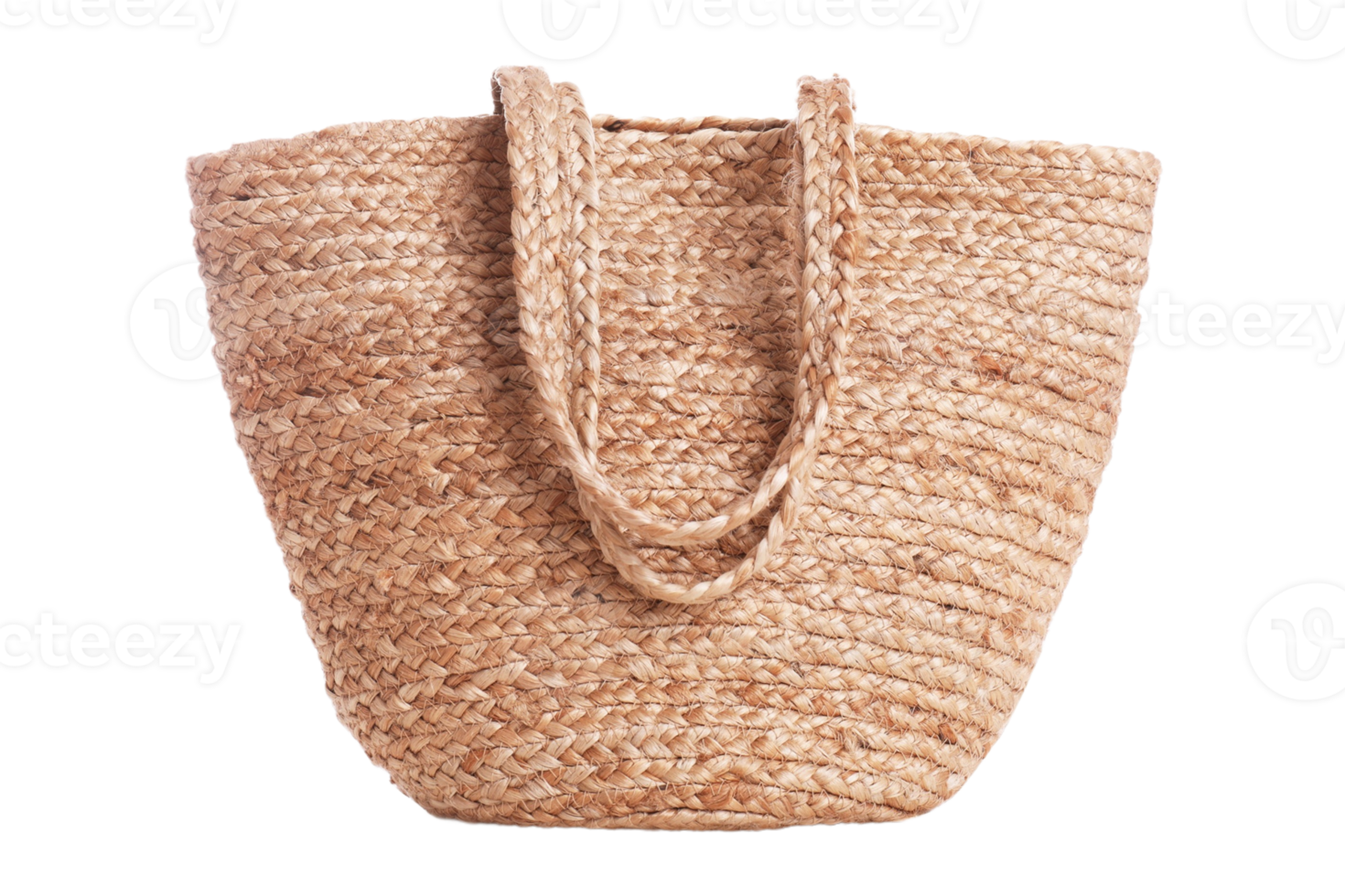 Beige bag isolated on a transparent background png