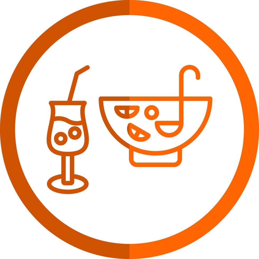 Punch Drink Vector Icon Design