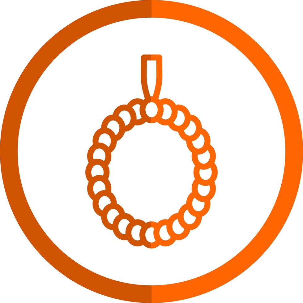 Praying Beads Vector Icon Design