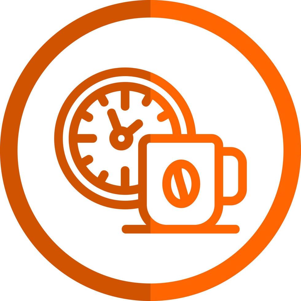 Coffee Time Vector Icon Design