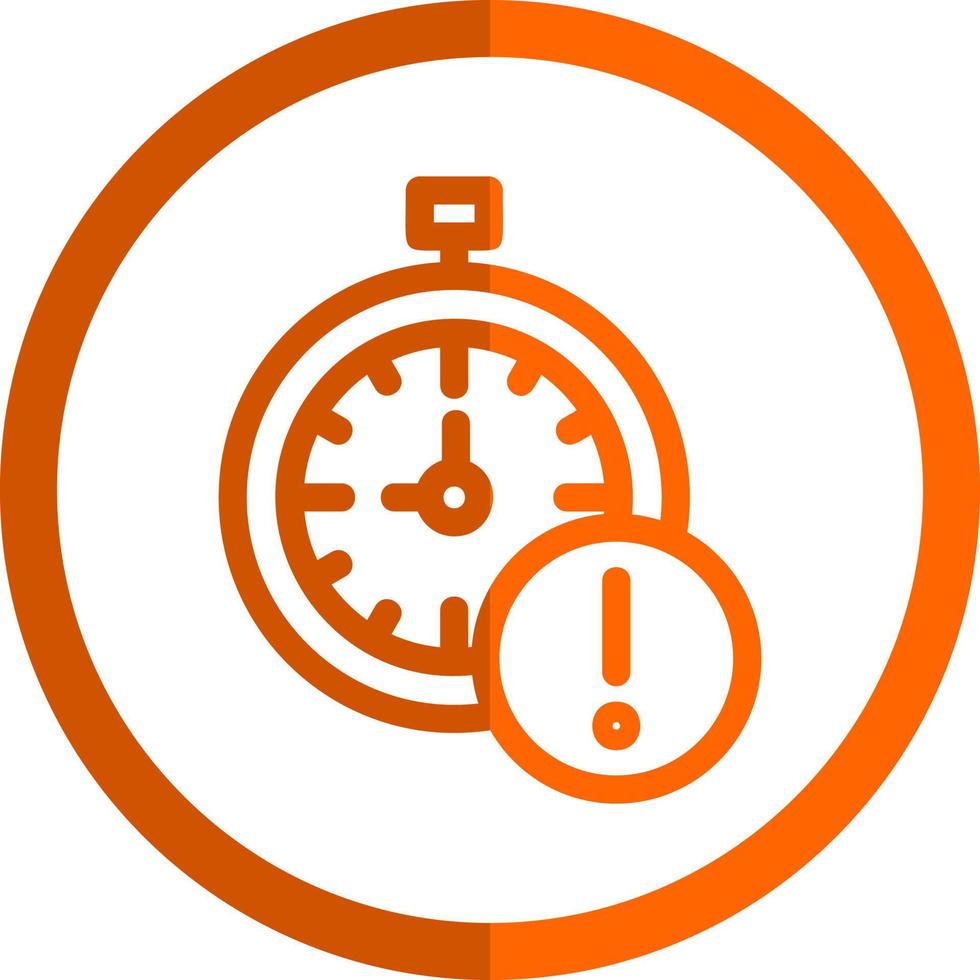 Time Alert Vector Icon Design