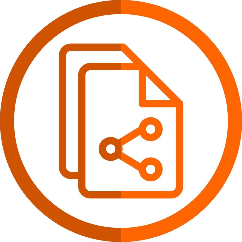 Share Files Vector Icon Design
