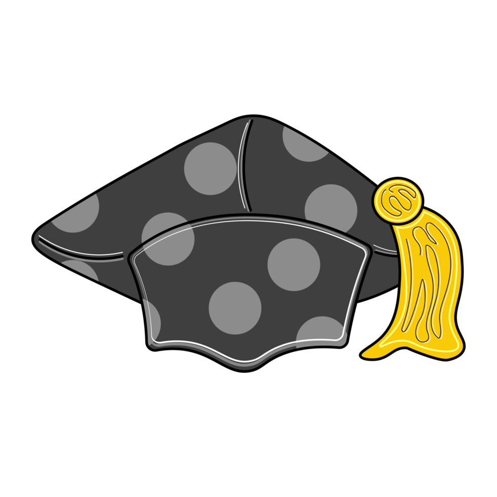 vecteur de chapeau de graduation png