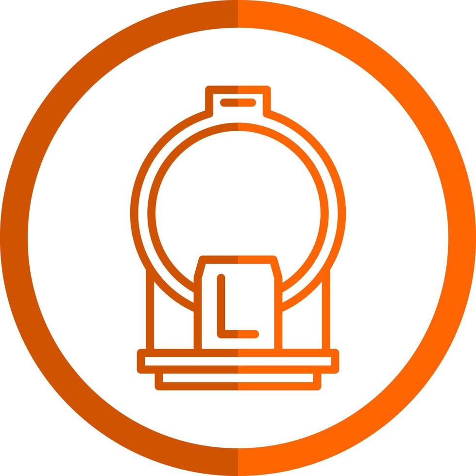 CT Scan Vector Icon Design