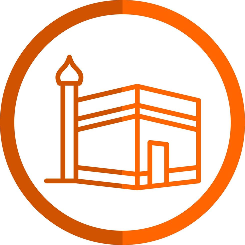 Kaaba Vector Icon Design
