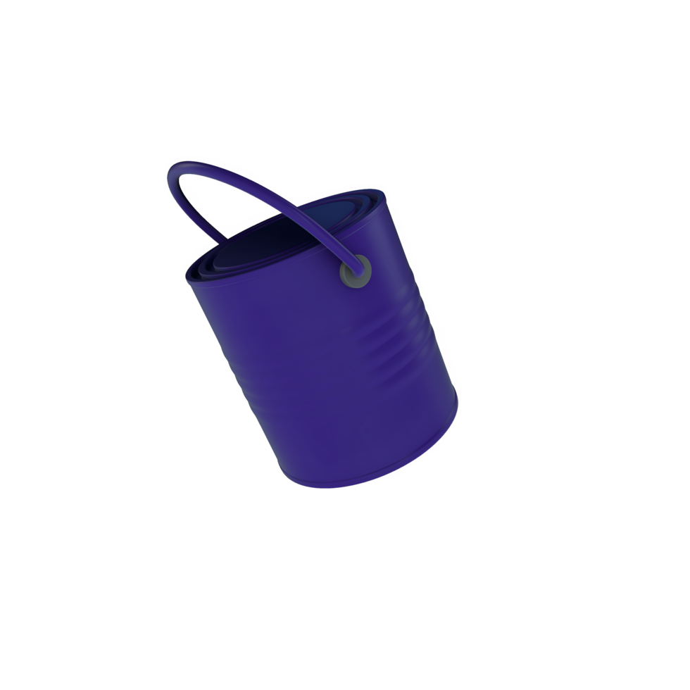 Paint Bucket 3D Icon 21356425 PNG
