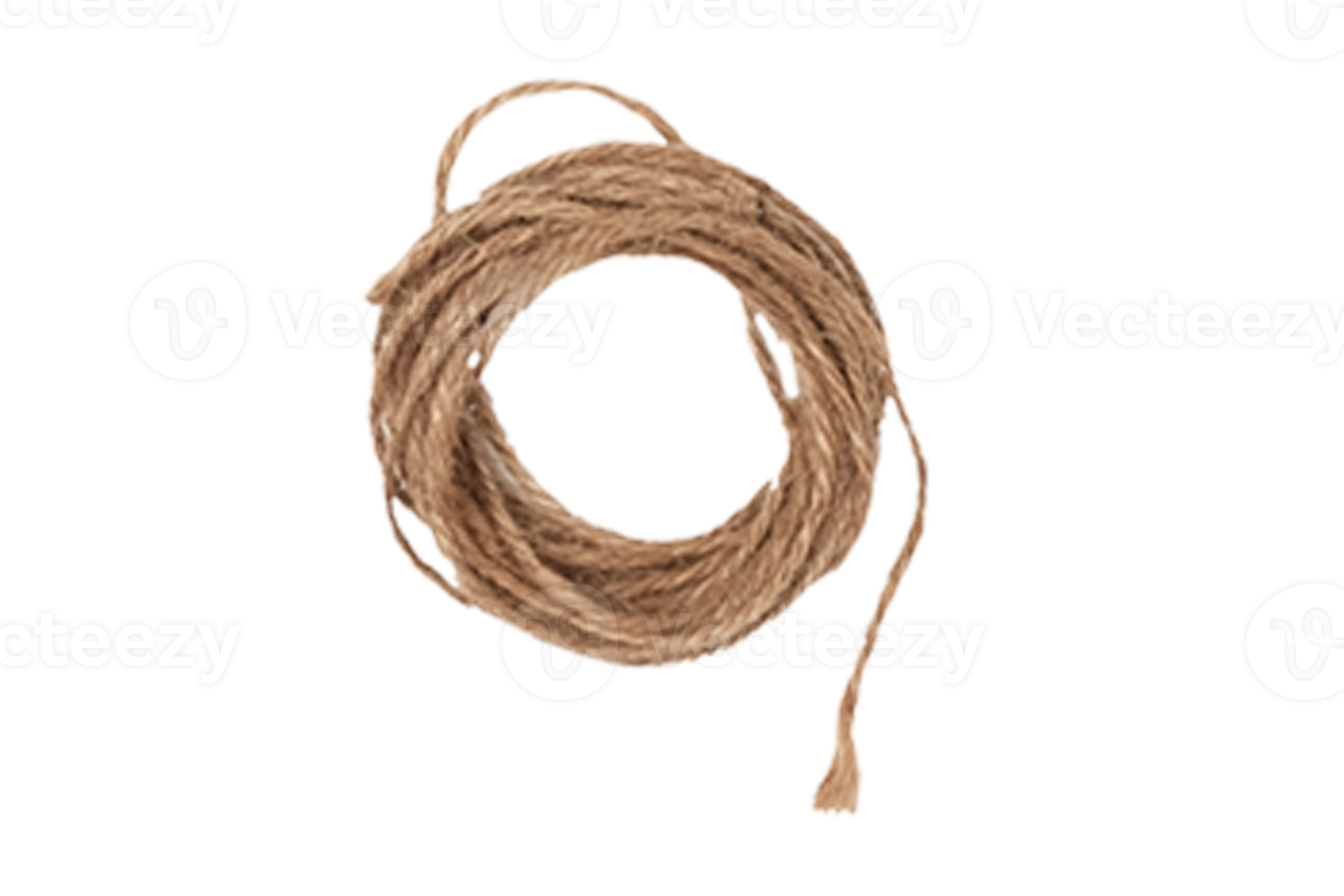 Brown thread isolated on a transparent background png