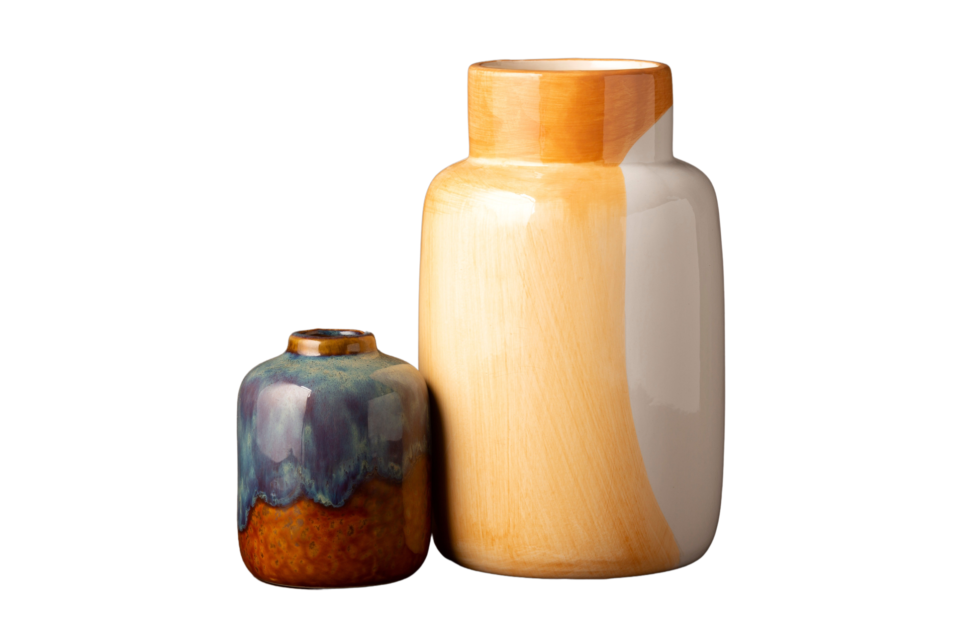 Yellow vases isolated on a transparent background 21356473 PNG