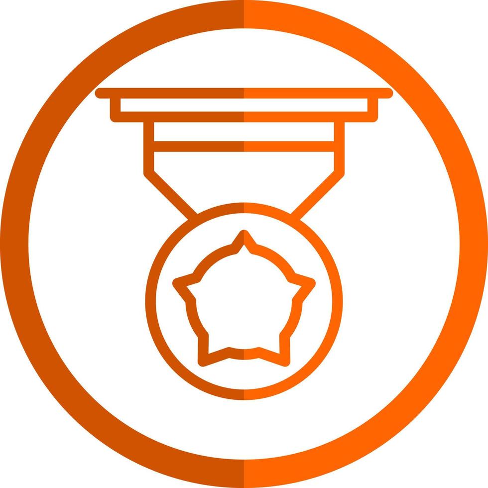 Gold Medal Vector Icon Design