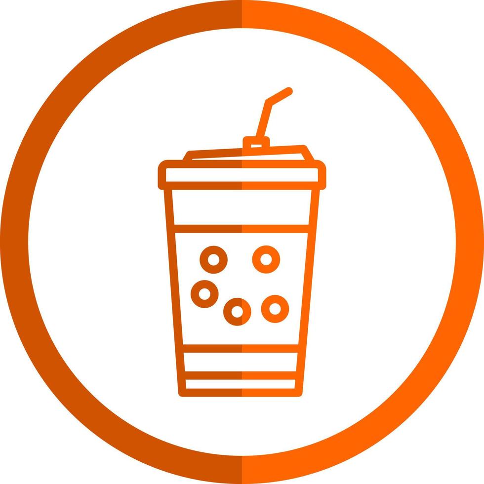 Bubble Tea Vector Icon Design