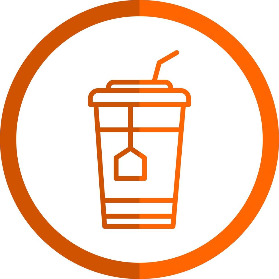 Ice Tea Vector Icon Design