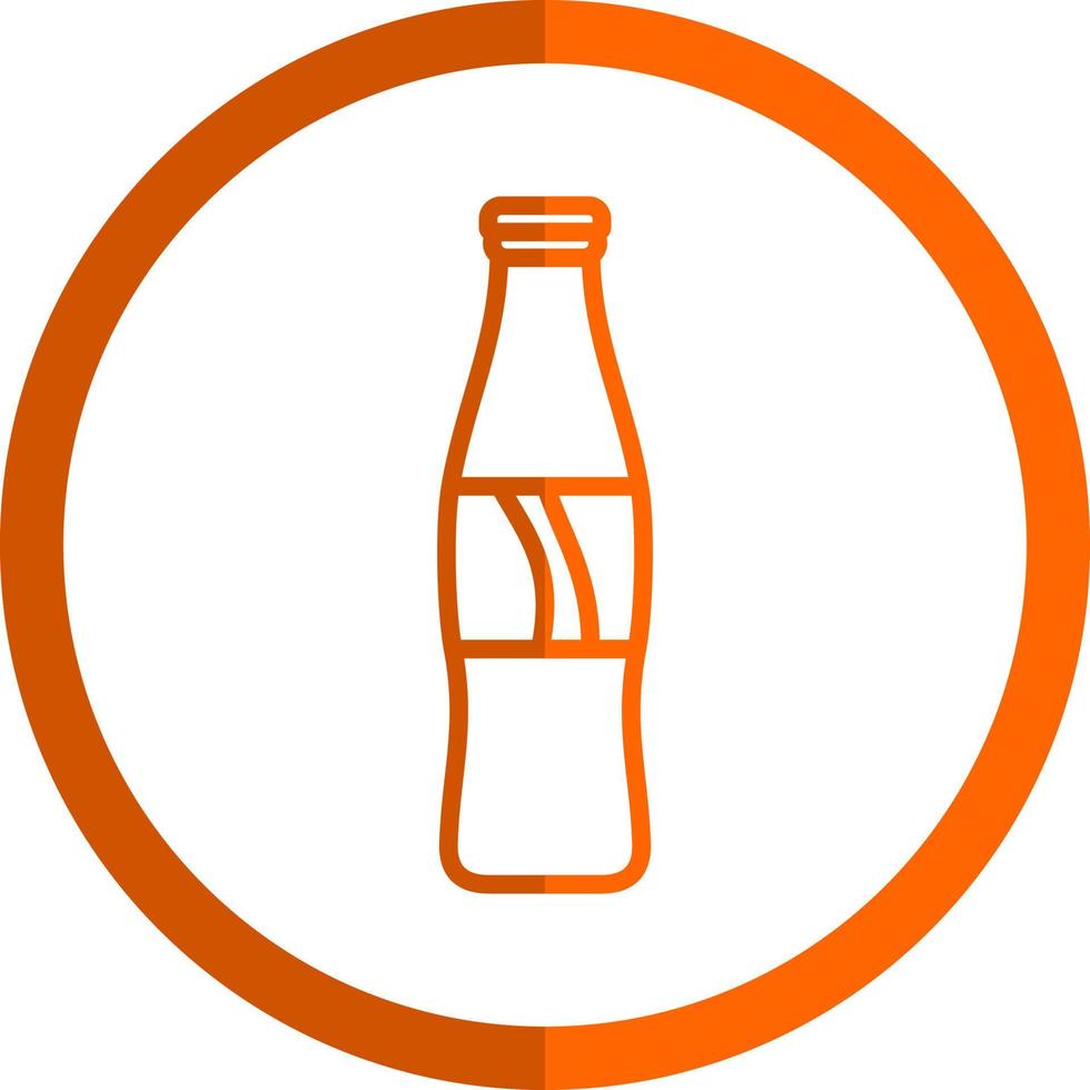 diseño de icono de vector de botella de cola