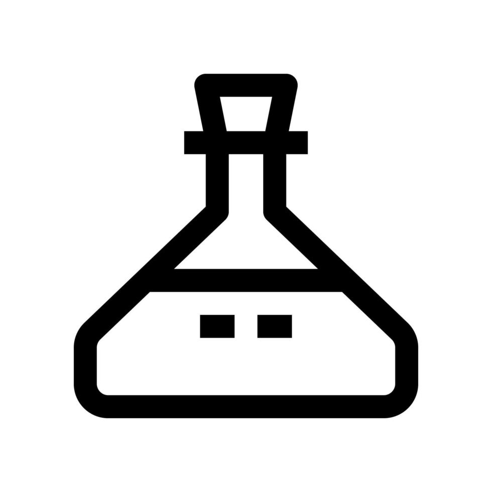 flask icon for your website, mobile, presentation, and logo design. vector