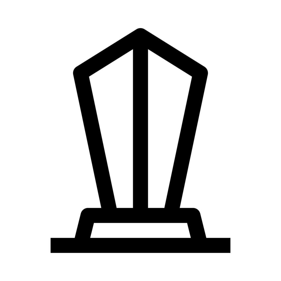 trophy icon for your website, mobile, presentation, and logo design. vector