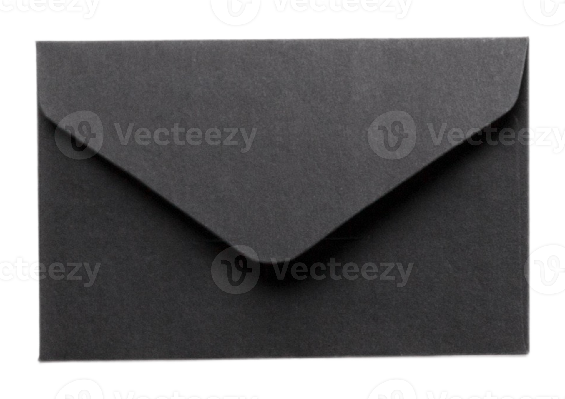 Black envelope isolated on a transparent background 21356639 PNG