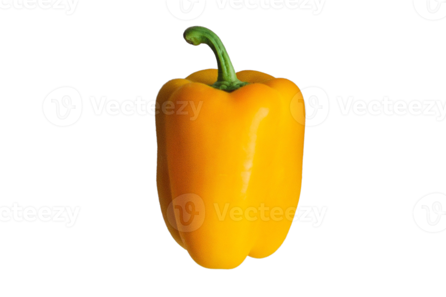 Yellow pepper isolated on a transparent background png