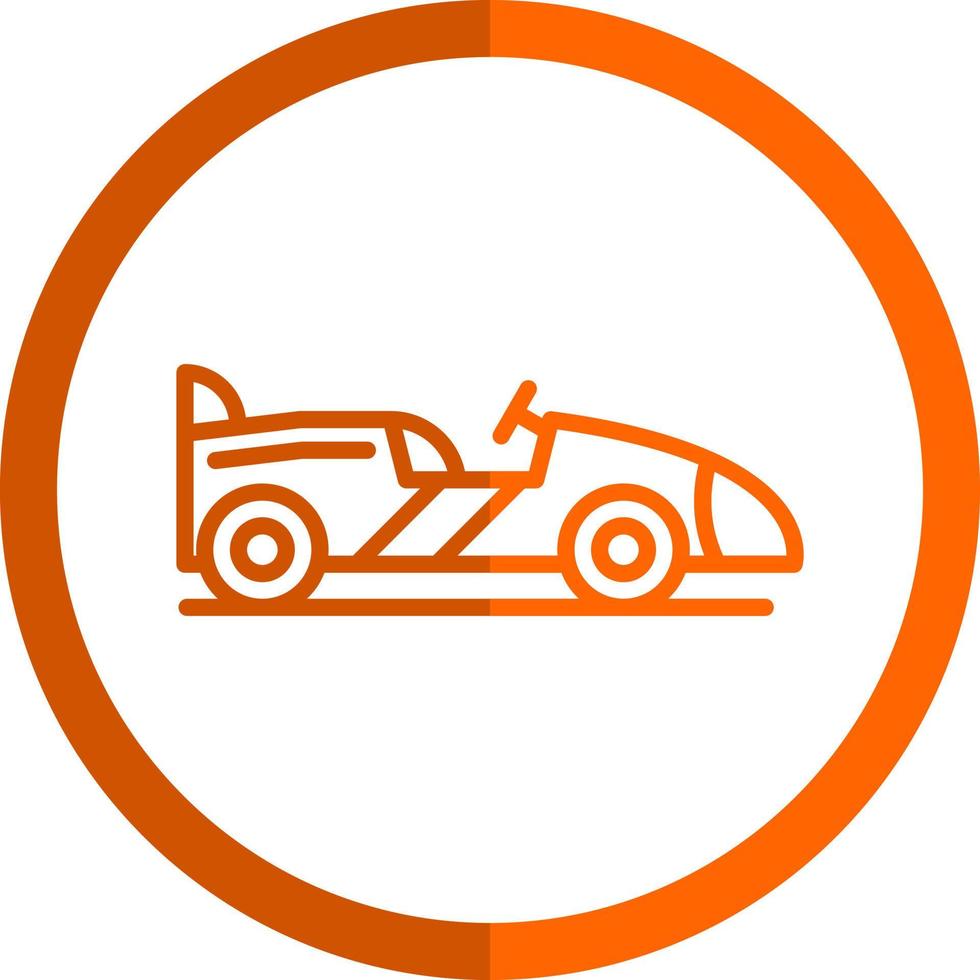 diseño de icono de vector de coche de carreras