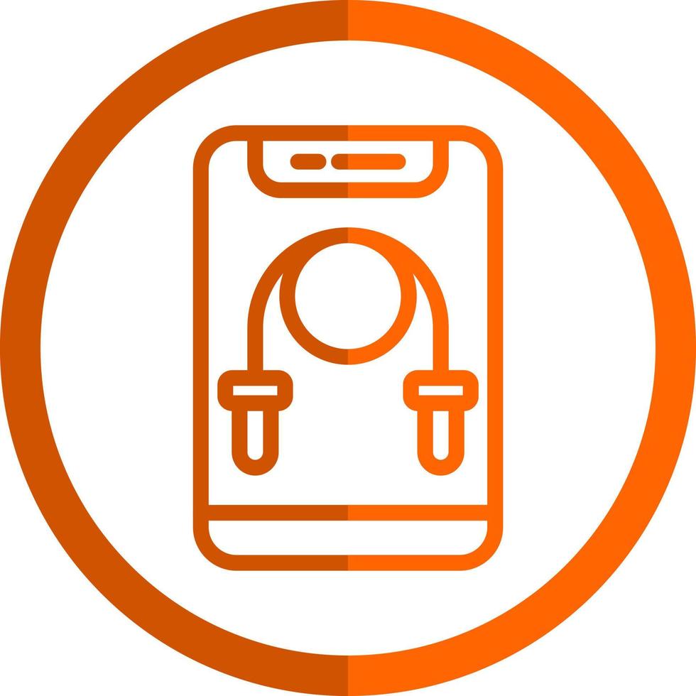 Jumping Rope Vector Icon Design