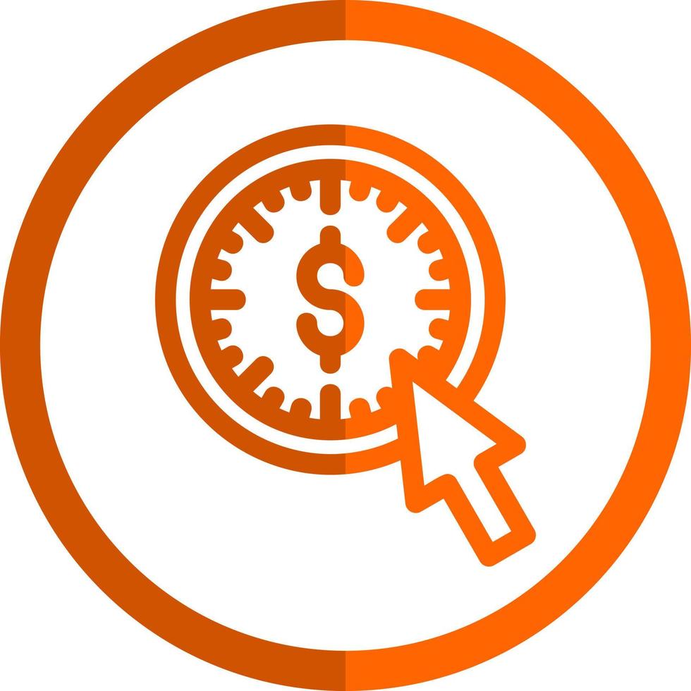 Pay Per Click Vector Icon Design
