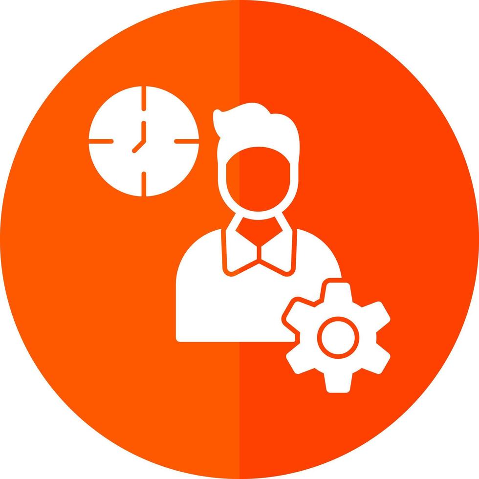 Productive Work Vector Icon Design