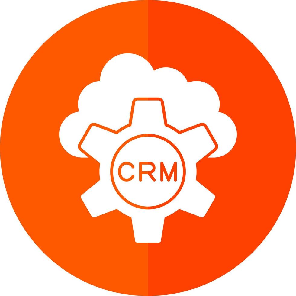 diseño de icono de vector crm