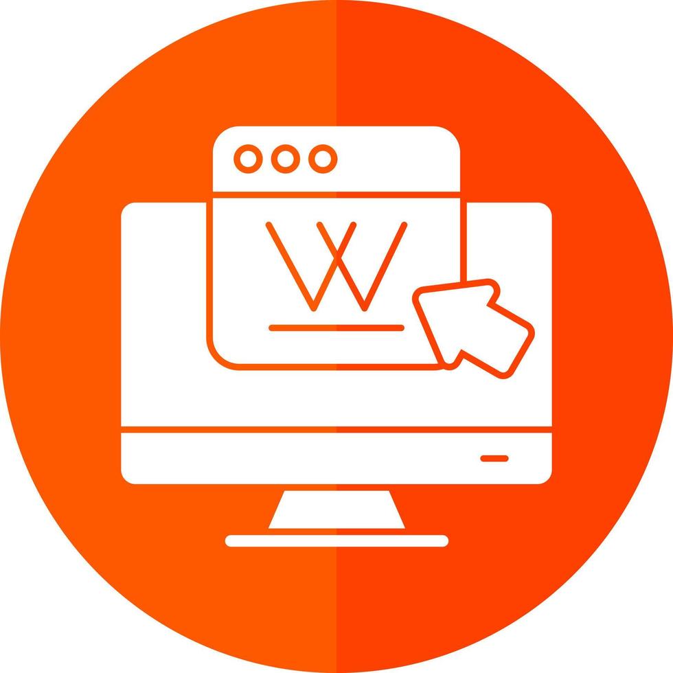 Wikipedia Vector Icon Design