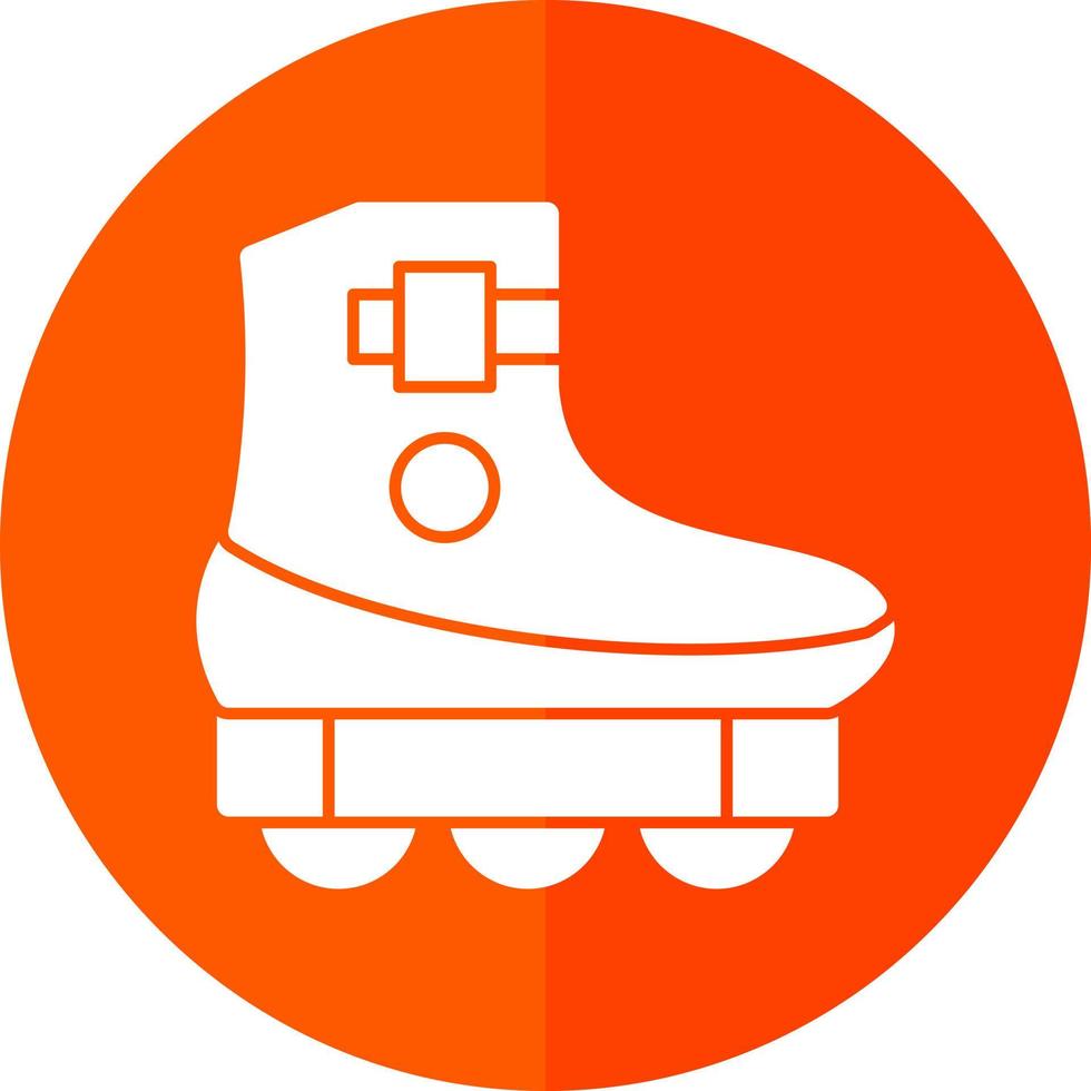 Roller Skating Vector Icon Design