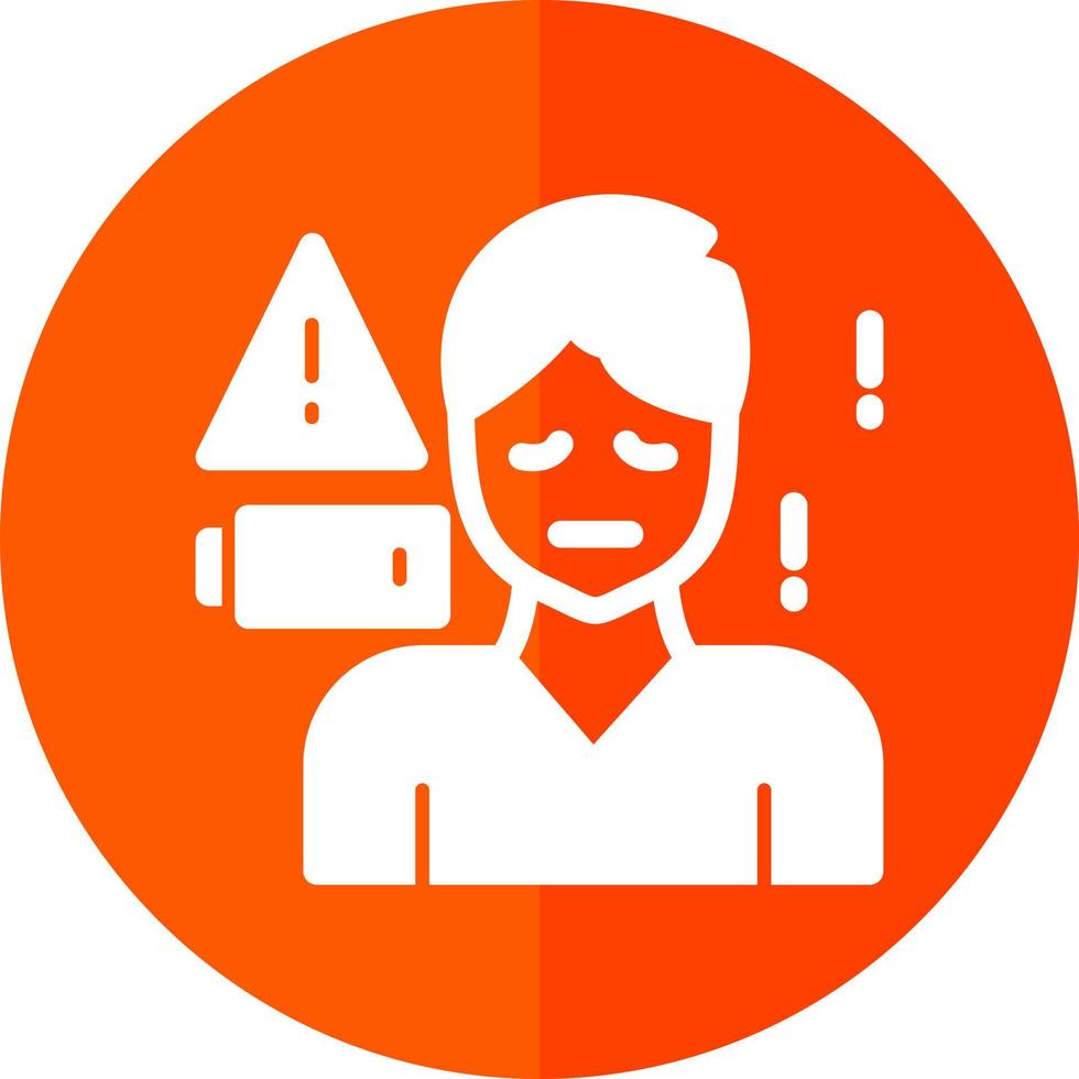 Burnout Vector Icon Design